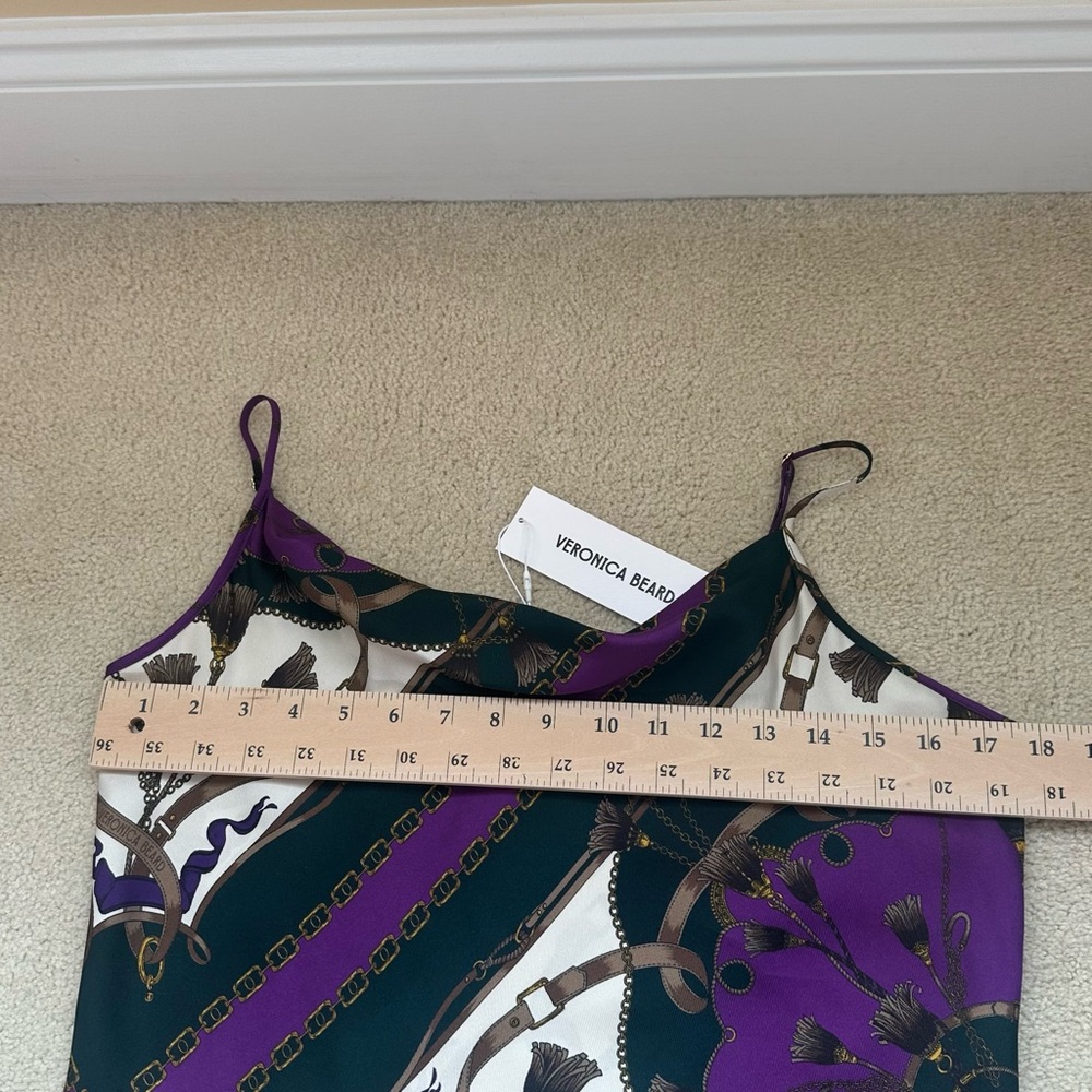 NWT Veronica Beard Sola Silk Camisole Top.  Unique and Beautiful. Size 8. - Picture 6 of 12
